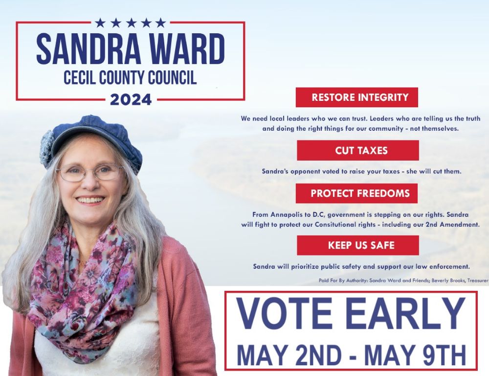 Sandra Ward for Cecil County